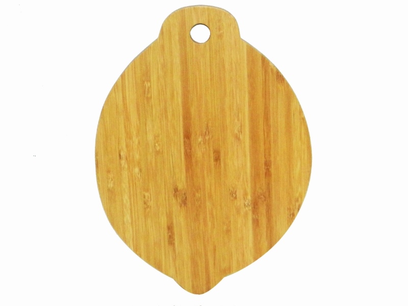 Exquisite Bamboo Lime-Shaped Cutting Board - Eco-Friendly Kitchen Essential